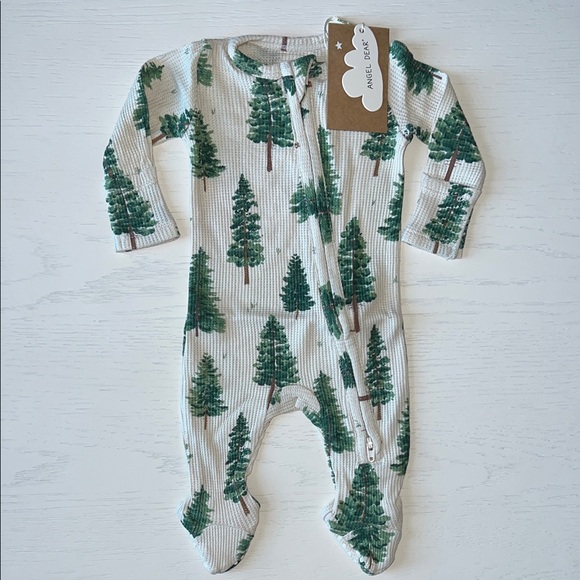 Angel Dear Footie Forest Trees Newborn 18-24 months - Picture 1 of 4